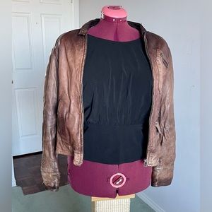Danier leather moto jacket